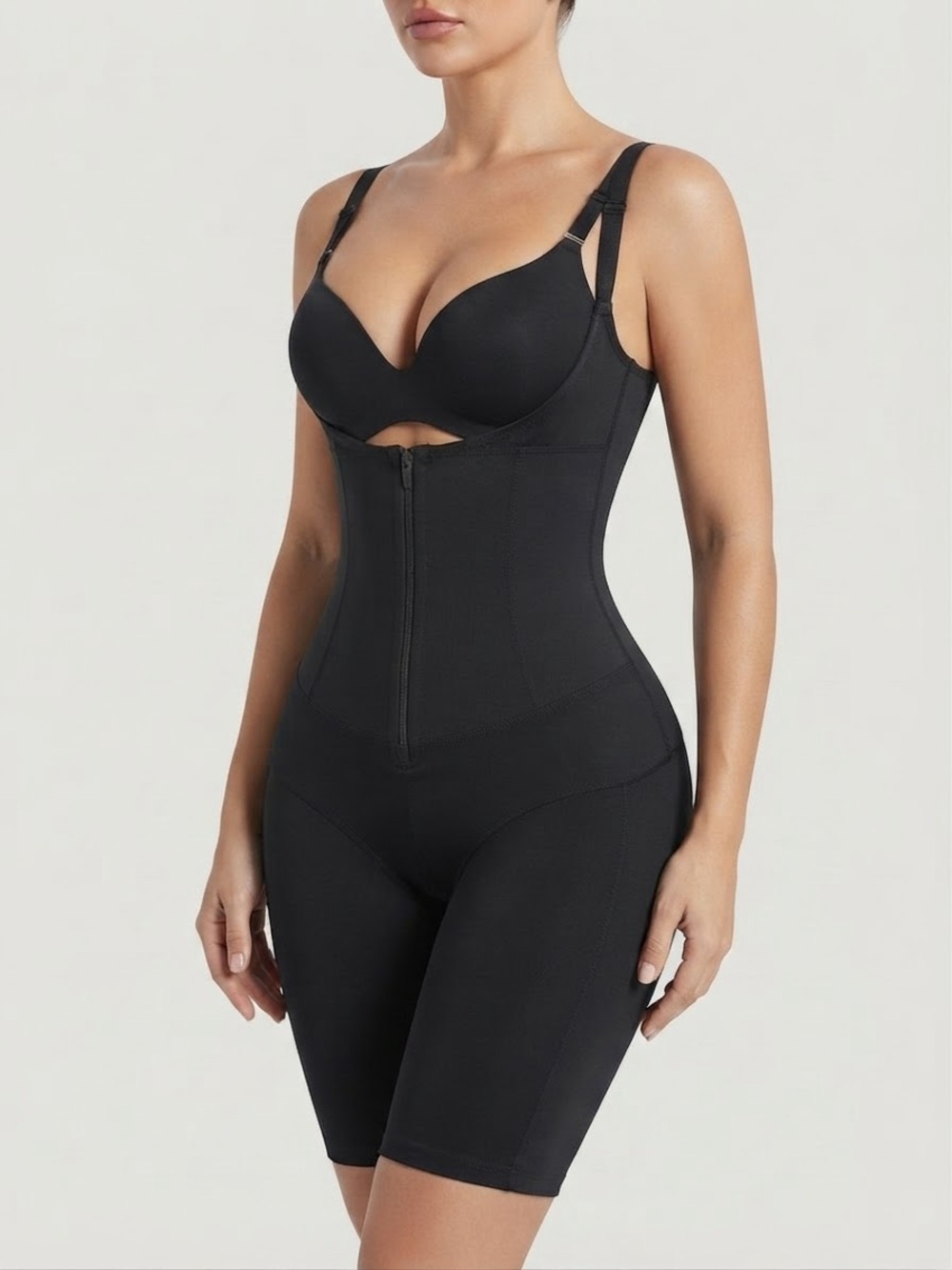 Black Full Body Shapewear Faja XL 8/10